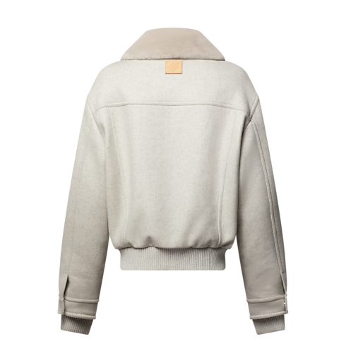 Wool Blouson With Shearling Collar in Men's Ready-to-Wear Outerwear and Coats collections by Louis Vuitton (Product zoom)