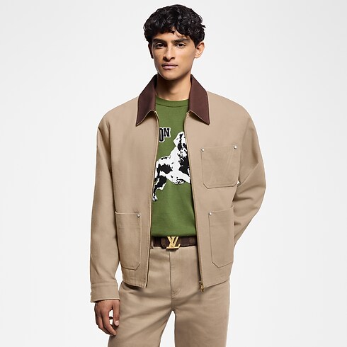 Workwear Cotton Canvas Blouson in Men's Ready-to-Wear Outerwear and Coats collections by Louis Vuitton (Product zoom)
