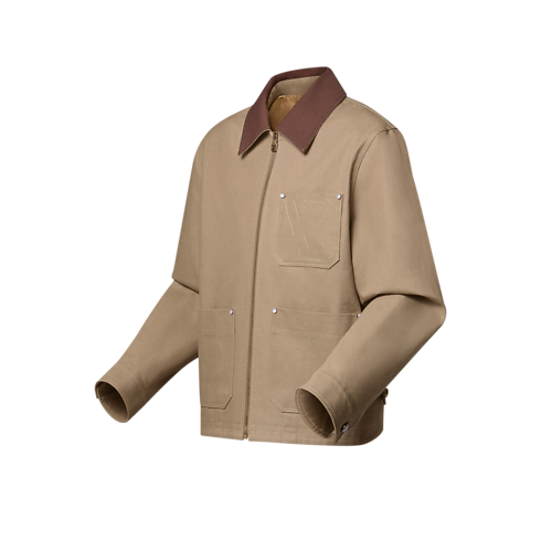 Workwear Cotton Canvas Blouson in Men's Ready-to-Wear Outerwear and Coats collections by Louis Vuitton (Product zoom)