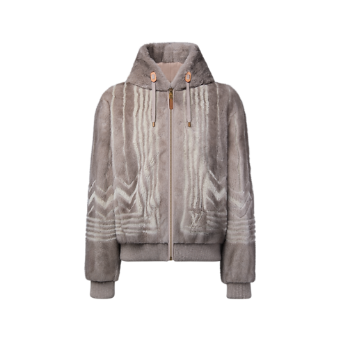 Zipped Hooded Mink Blouson in Men's Ready-to-Wear All Ready-to-Wear collections by Louis Vuitton (Product zoom)