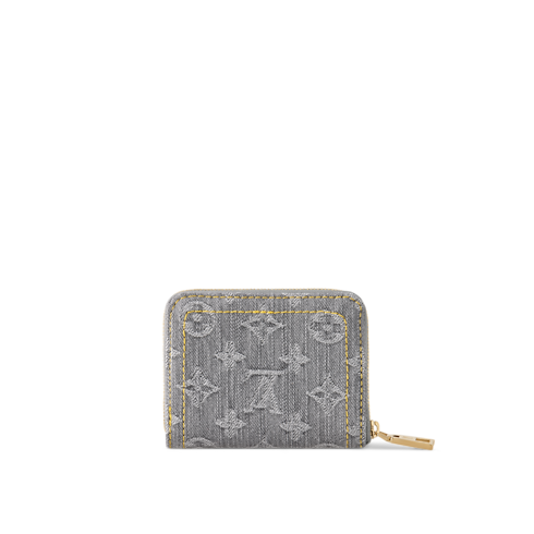 Zippy Coin Purse Monogram Denim in Women's Wallets and Small Leather Goods Compact and Long Wallets collections by Louis Vuitton (Product zoom)