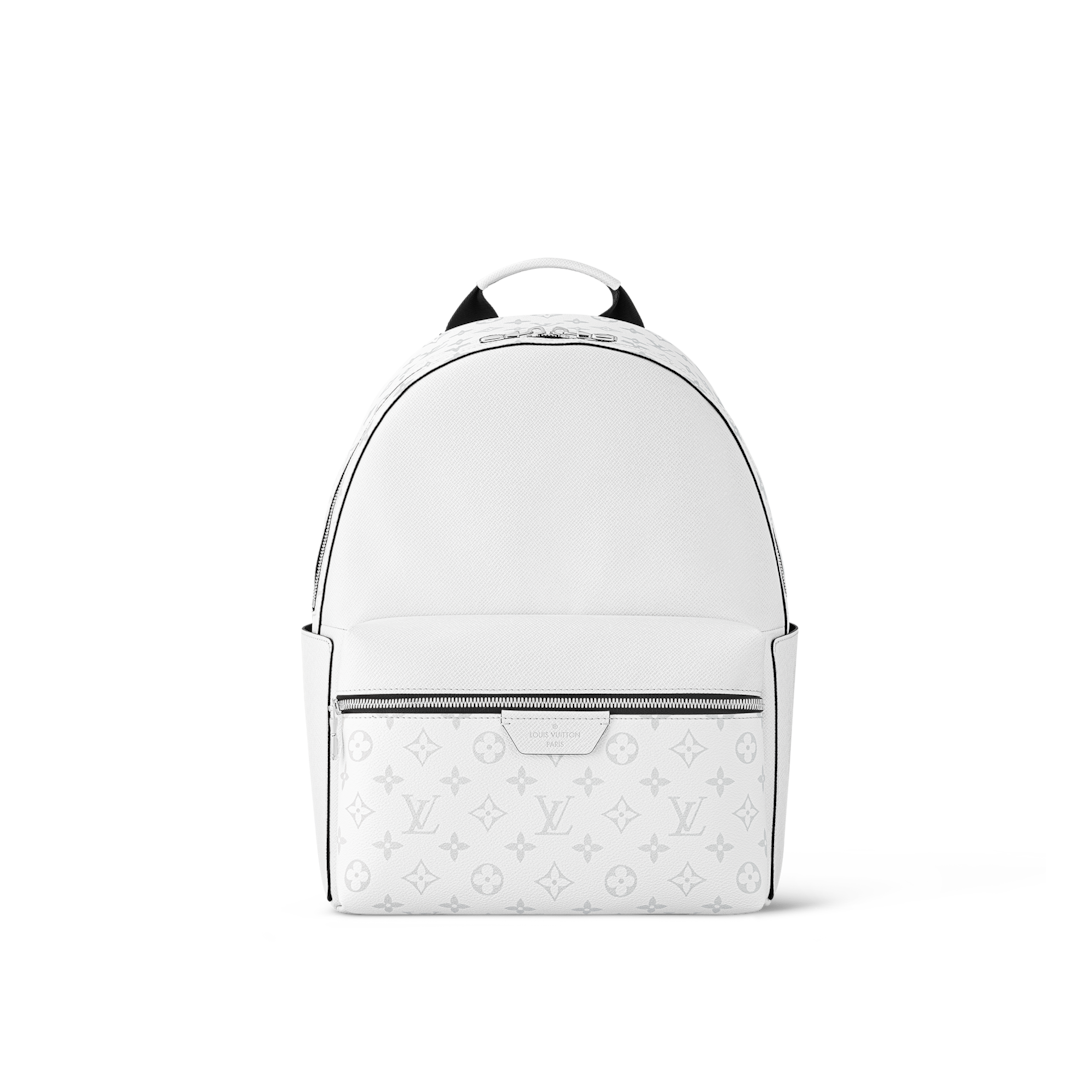 white lv backpack